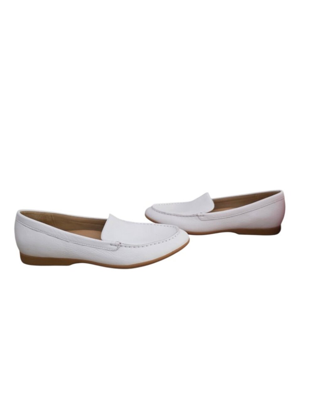 Dansko Lorri Tumbled Leather Loafers White 39 9 New - Picture 2 of 6
